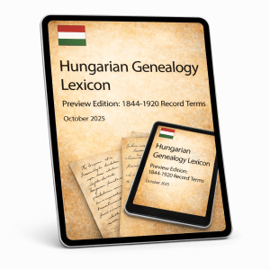 Hungarian Genealogy Lexicon