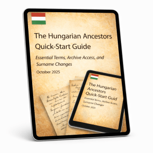 Hungarian Genealogy Quick-Start Guide
